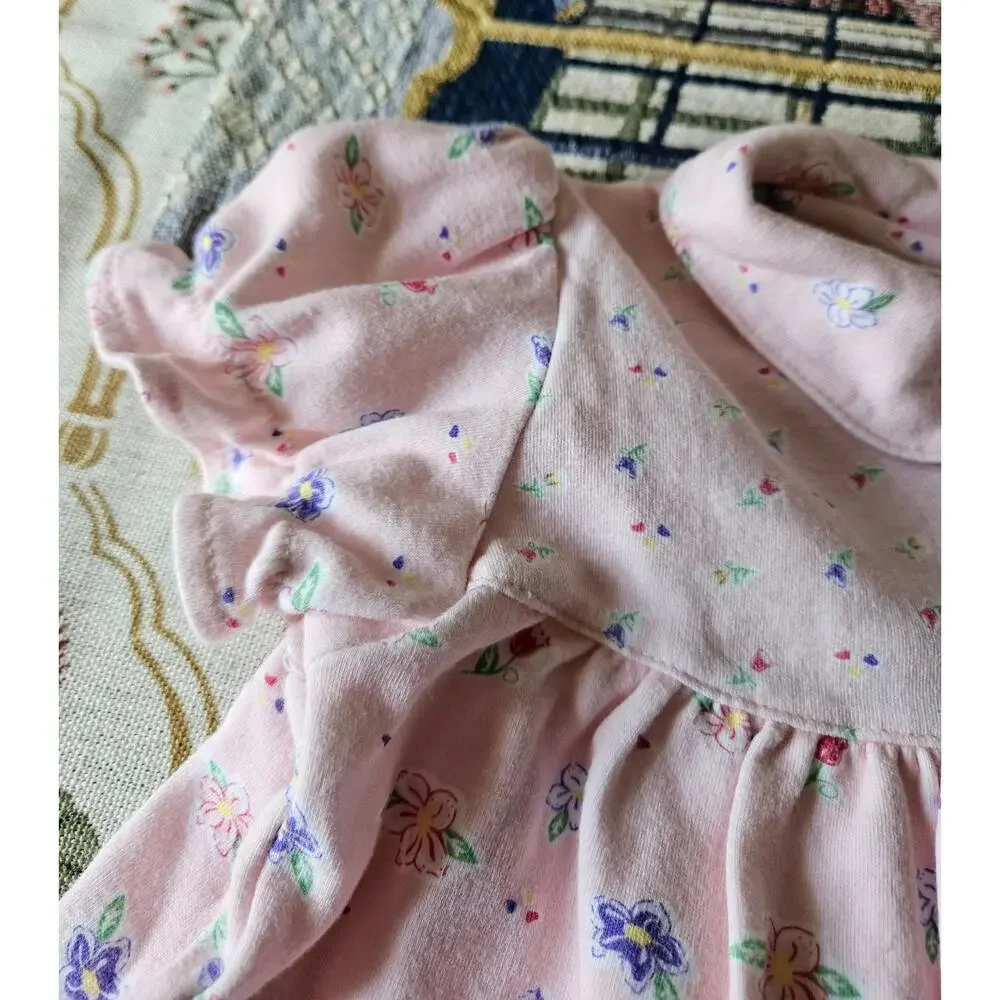 Vintage 90s Kids Play by Rashti & Rashti Floral Ruffle Top & Bloomer Set - 24M
